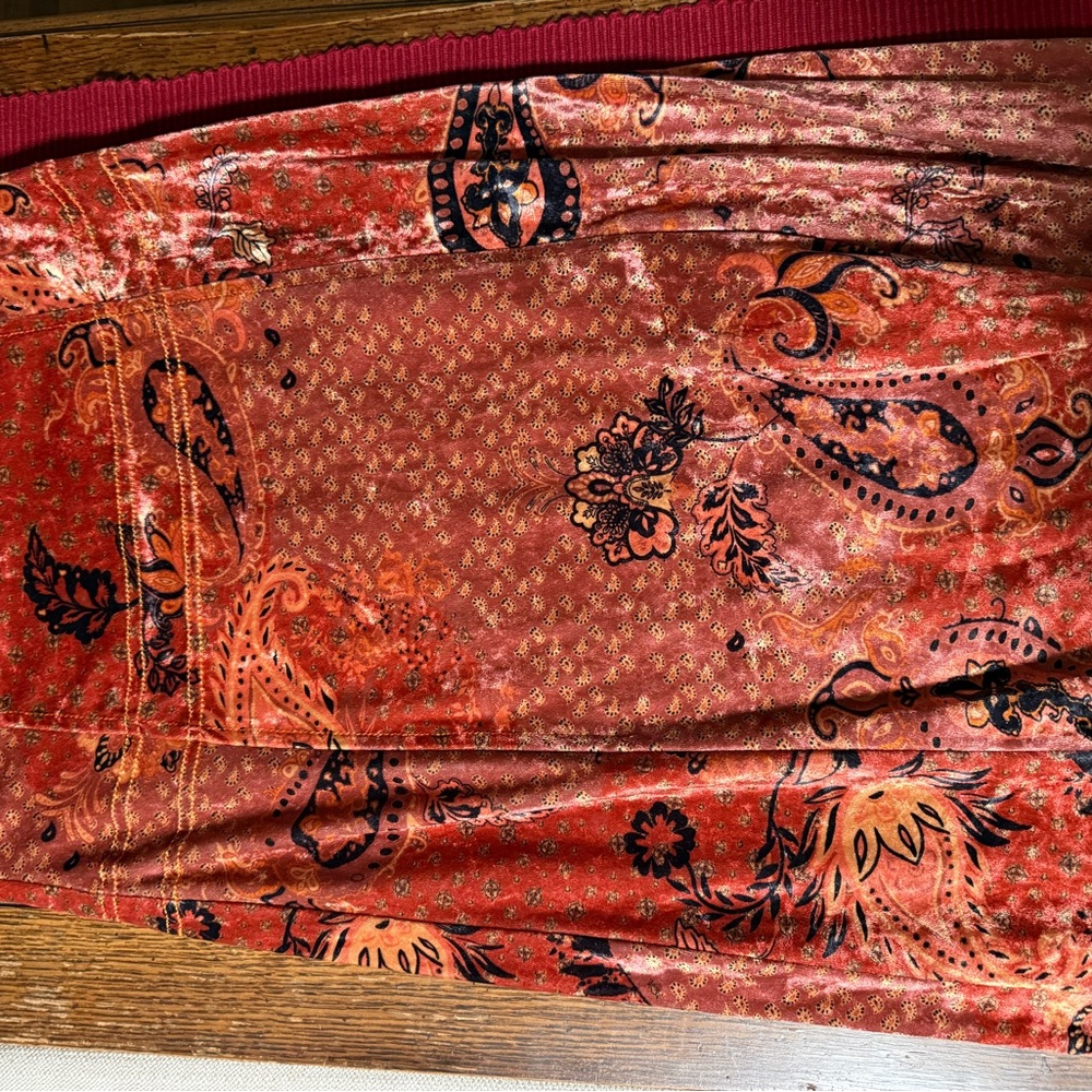 Free People Paisley Print Maxi Skirt - Picture 5 of 5